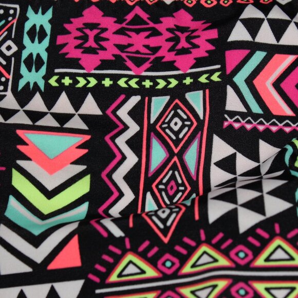 Multi Color Reversibile 2 Pcs  Bikini Swimsuit Size 16 - Picture 9 of 10